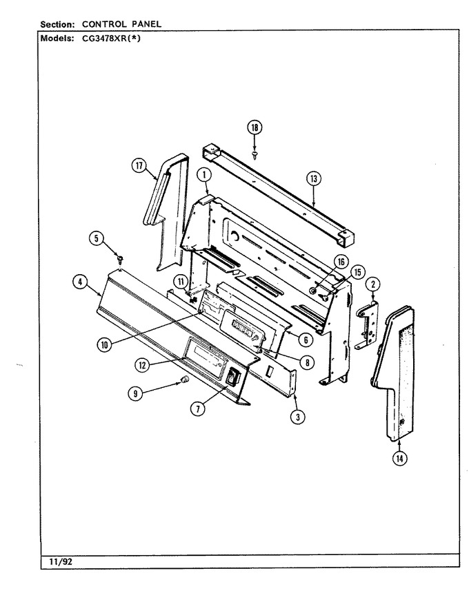 Diagram for CG3478XRW
