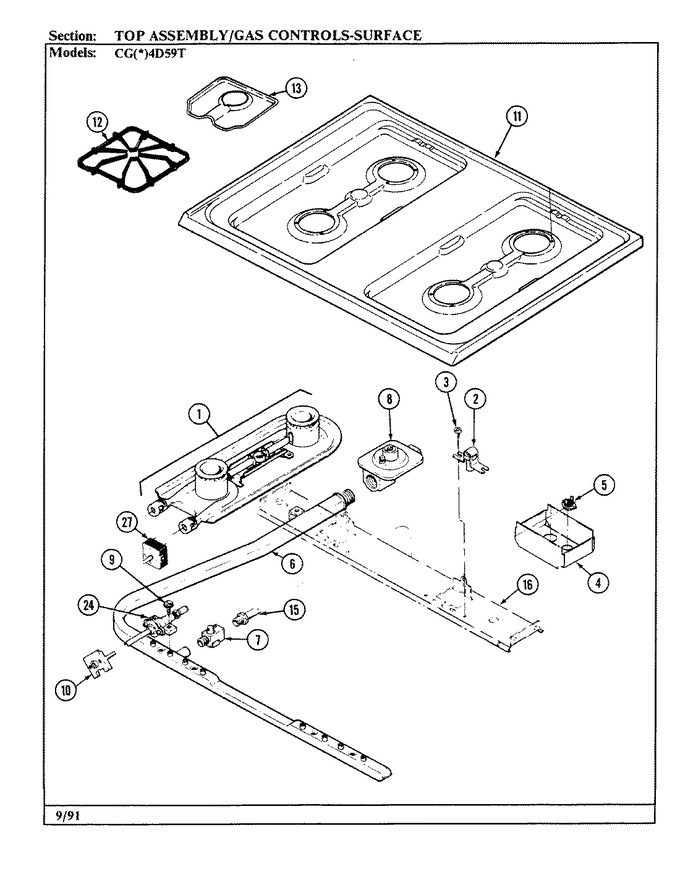 Diagram for CGW4D59TZK