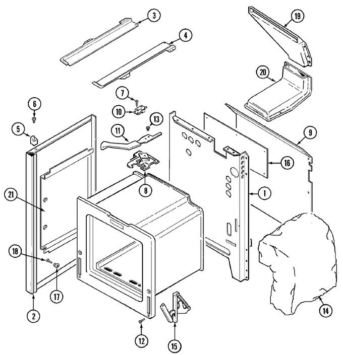 Diagram for CGR3740ADW