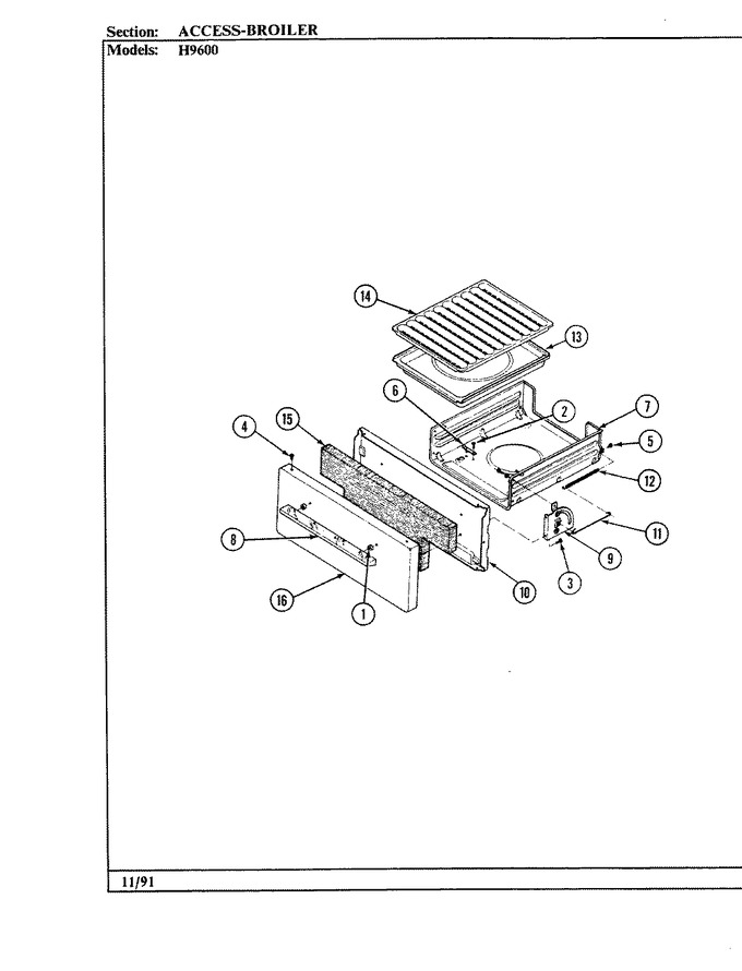 Diagram for CH9616W79R