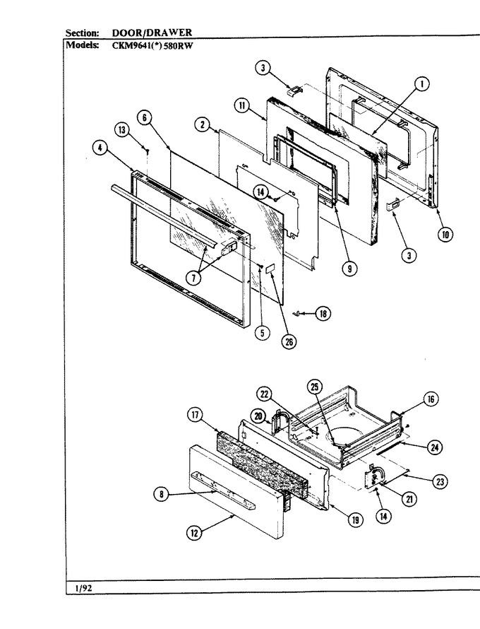 Diagram for CKM9641W580RW