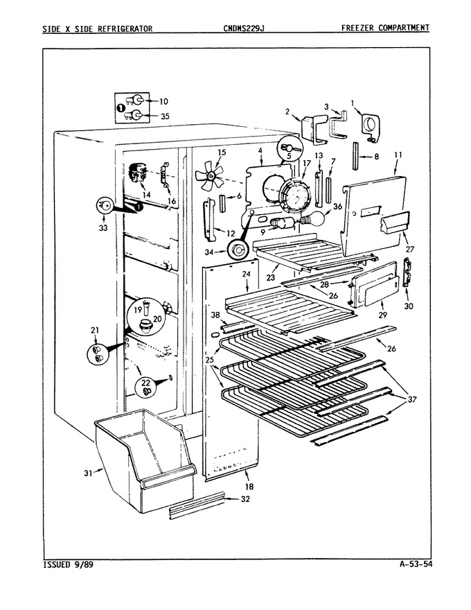 Diagram for CNDNS229JH (BOM: 8L11B)