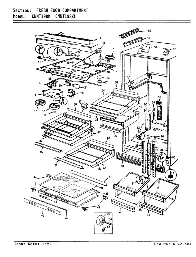 Diagram for CNNT198KLA (BOM: AF52A)