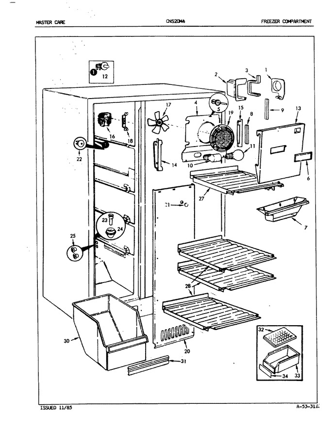 Diagram for CNS20M4A (BOM: 5M61B)
