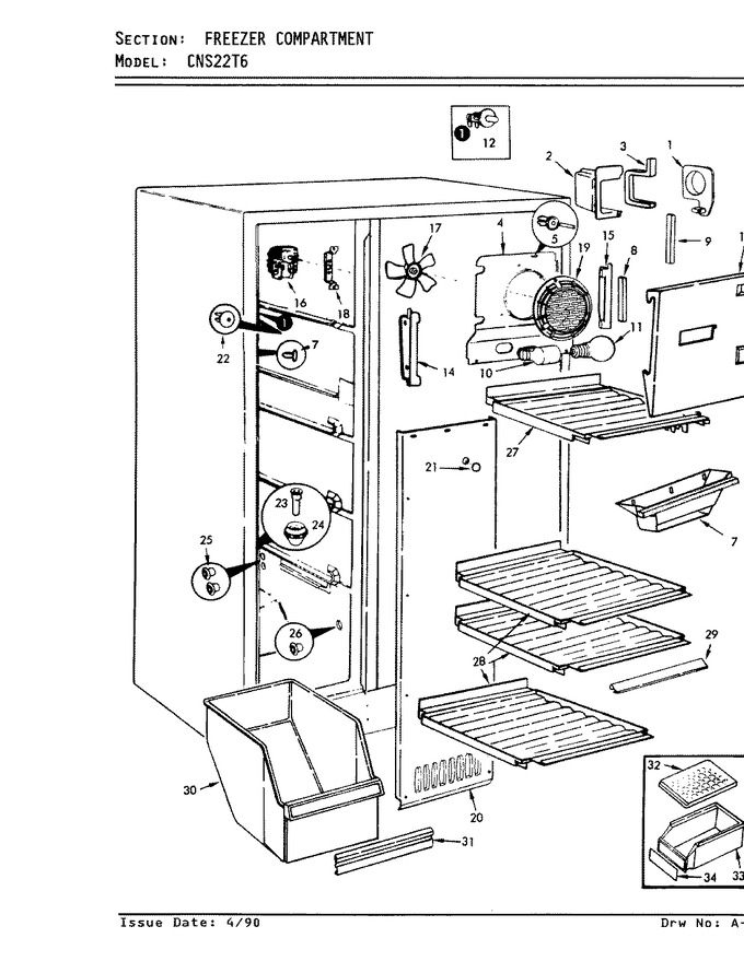 Diagram for CNS22T6A (BOM: 8L06A)