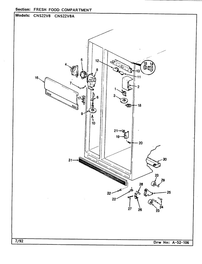 Diagram for CNS22V8A (BOM: BR17B)