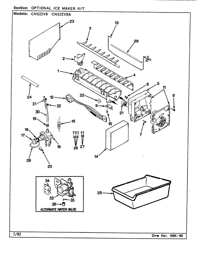 Diagram for CNS22V8A (BOM: BR17B)
