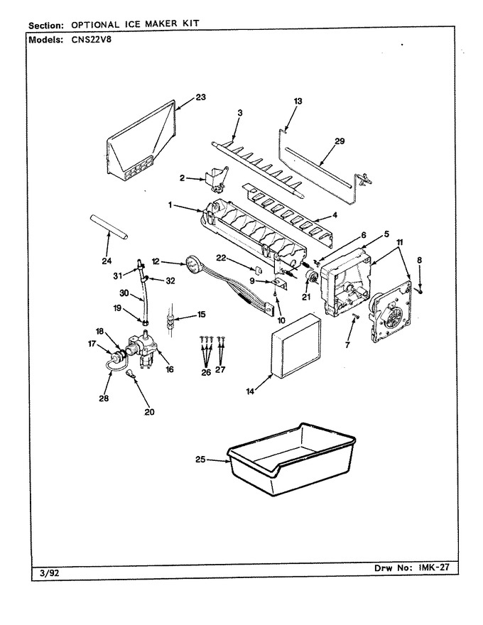 Diagram for CNS22V8 (BOM: CR16A)
