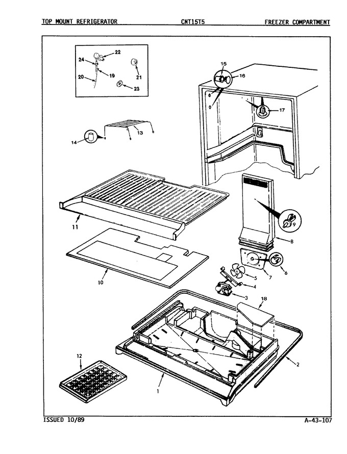 Diagram for CNT15T5A (BOM: 8A13A)