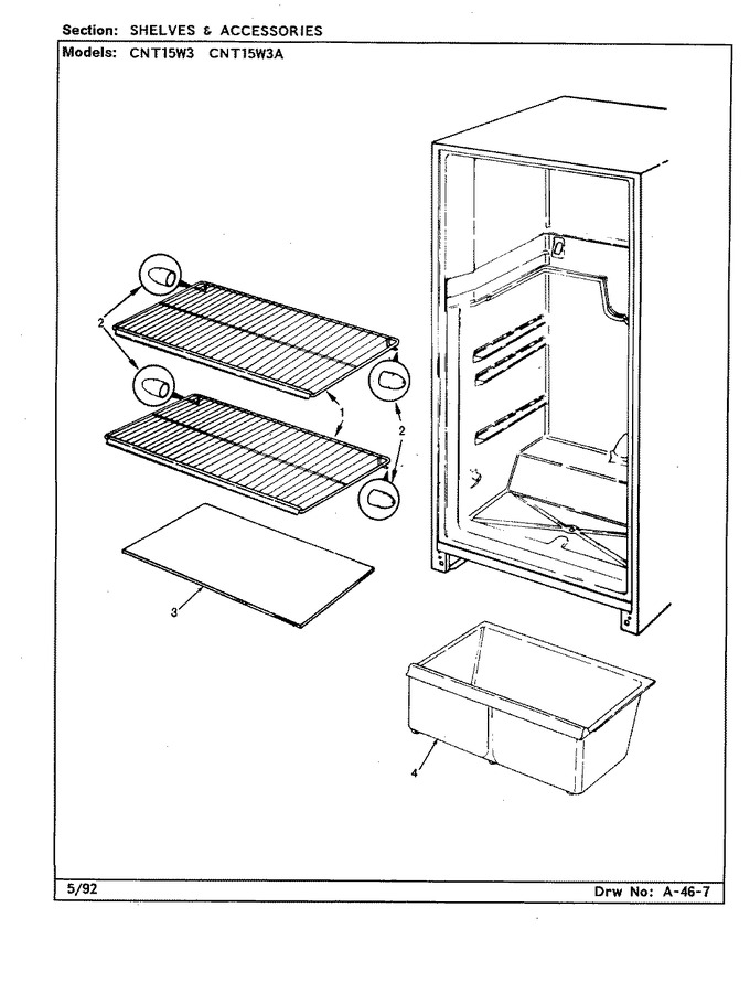 Diagram for CNT15W3A (BOM: CC14A)
