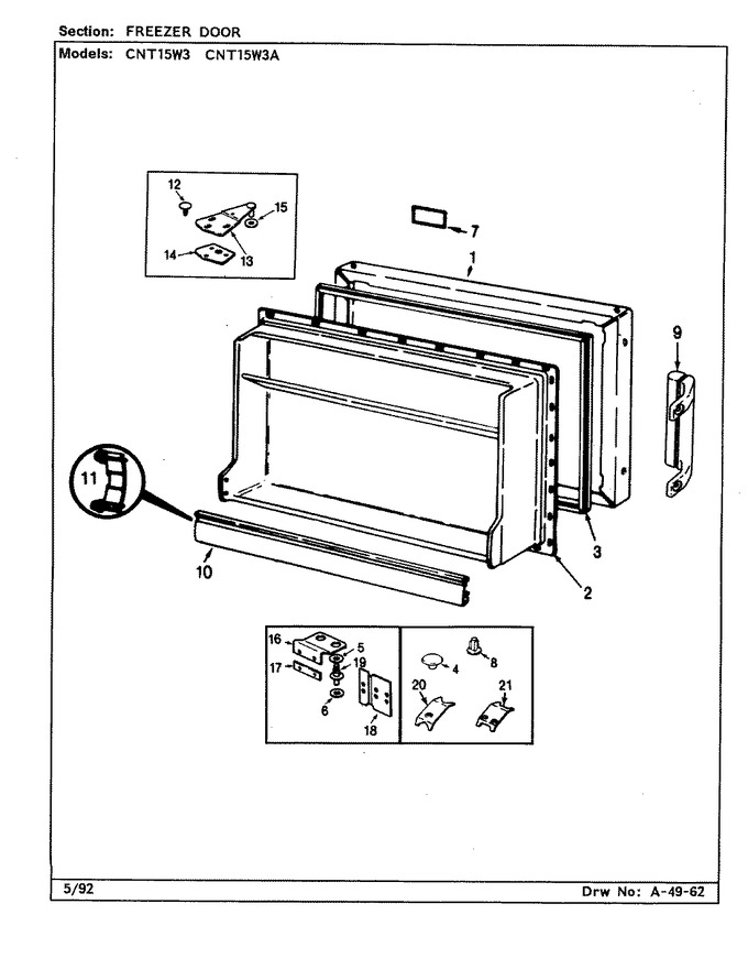 Diagram for CNT15W3A (BOM: CC14A)