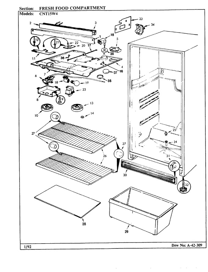 Diagram for CNT15W4A (BOM: BC11C)