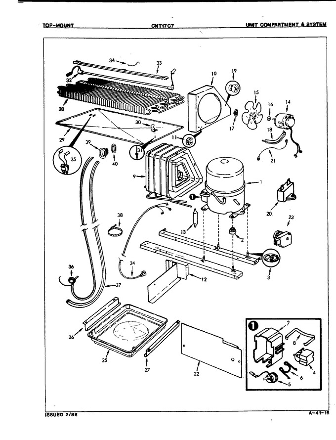 Diagram for CNT17C7A (BOM: 7A75A)