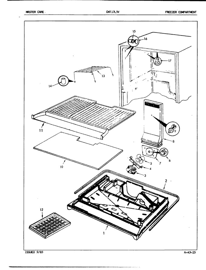 Diagram for CNT17L5VA (BOM: 5A43A)