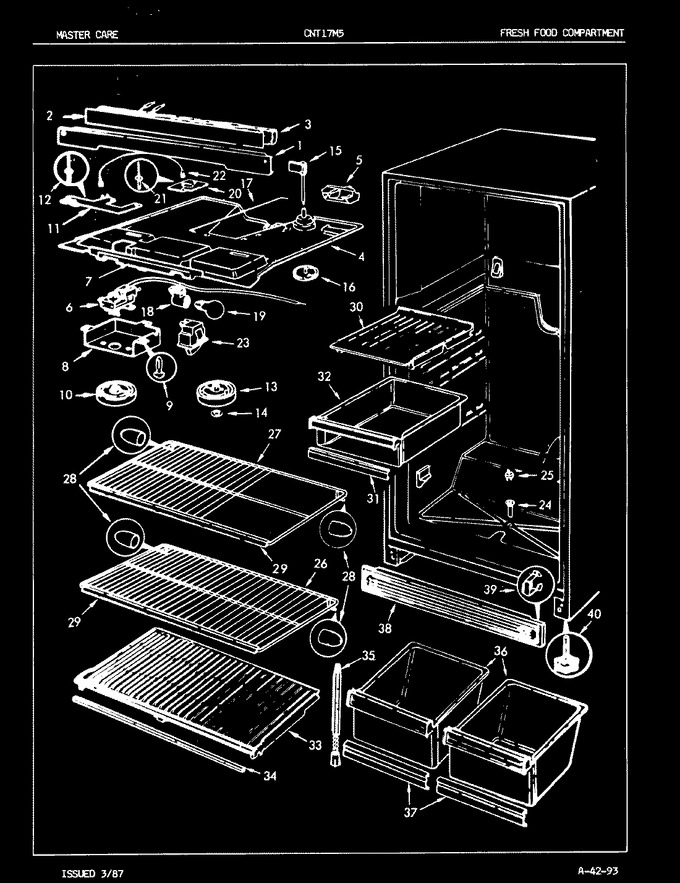 Diagram for CNT17M5A (BOM: 7A39A)