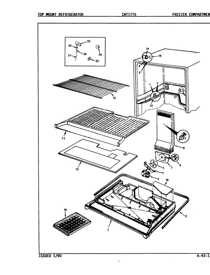 Diagram for CNT17T5A (BOM: 8A14A)