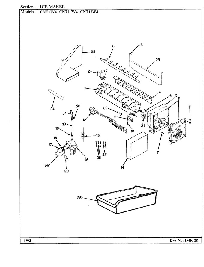 Diagram for CNT17V4 (BOM: AC33A)
