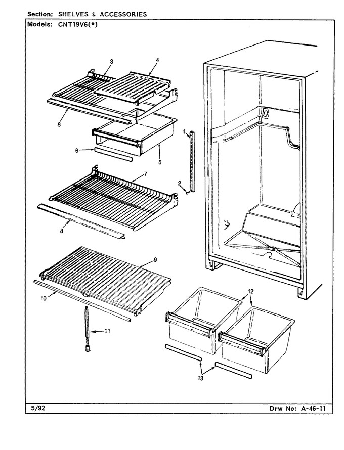 Diagram for CNT19V6 (BOM: CC51A)