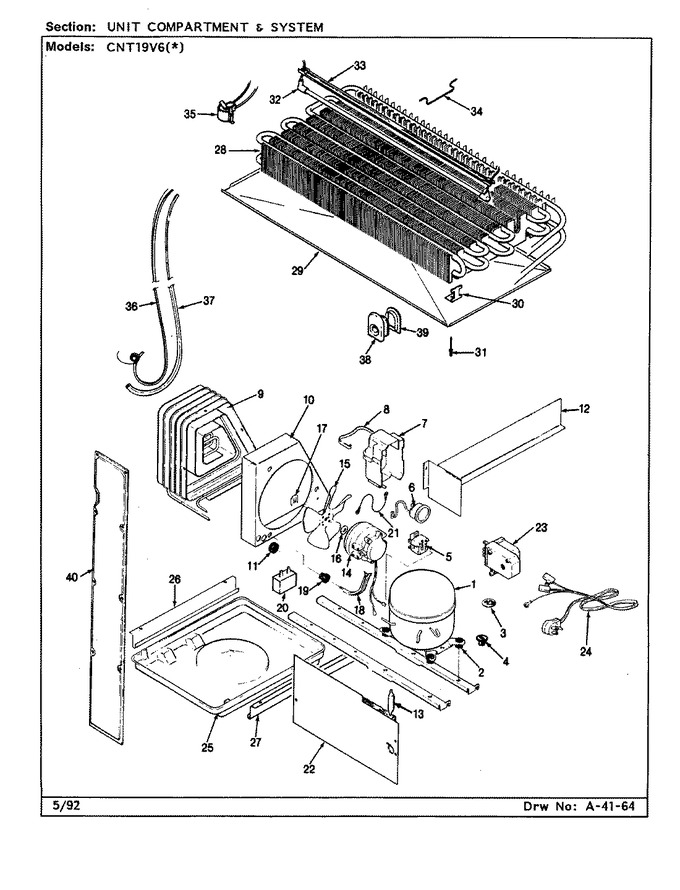Diagram for CNT19V6 (BOM: CC51A)