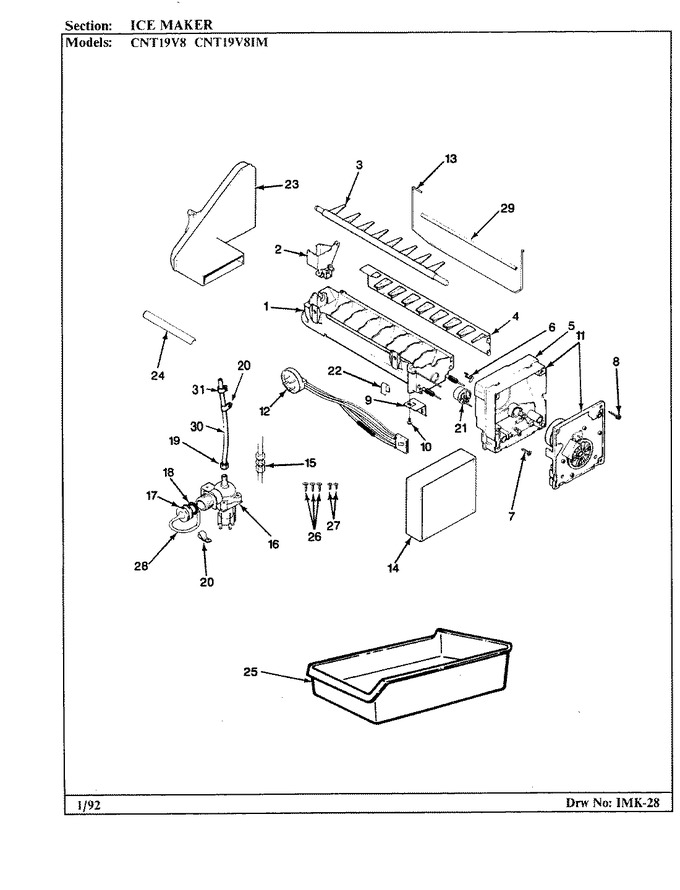 Diagram for CNT19V8A (BOM: BC54C)