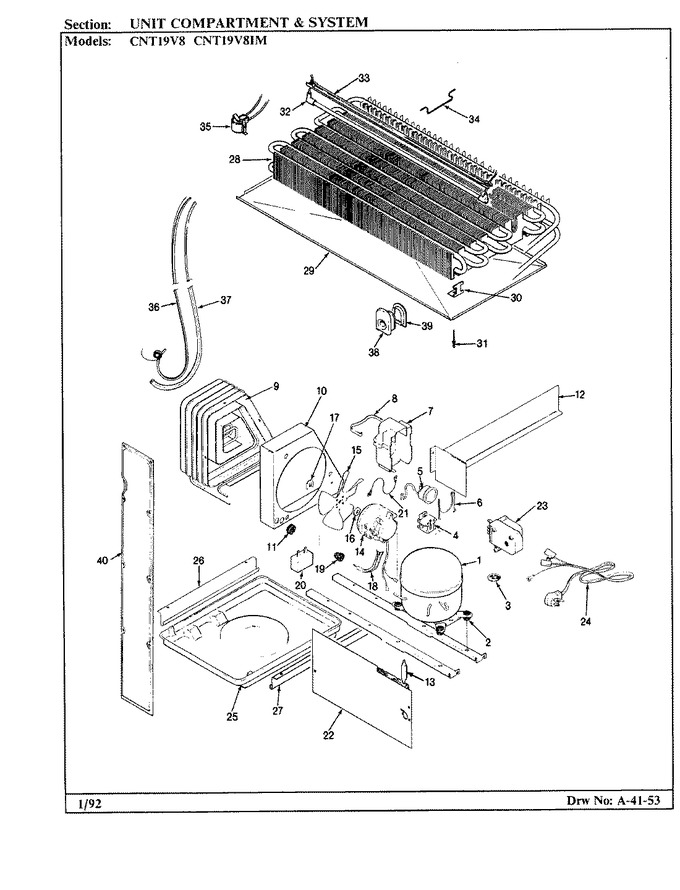 Diagram for CNT19V8A (BOM: BC54C)