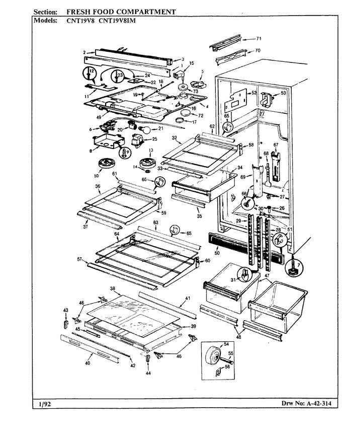 Diagram for CNT19V8A (BOM: BC54C)
