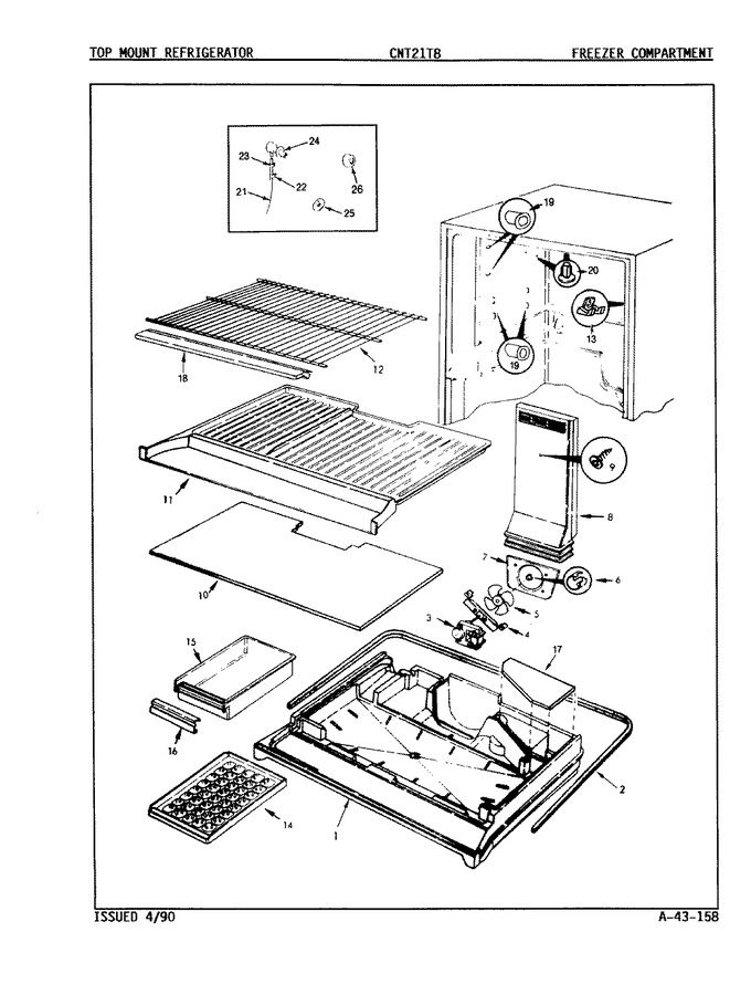 Diagram for CNT21T8A (BOM: 9C52A)