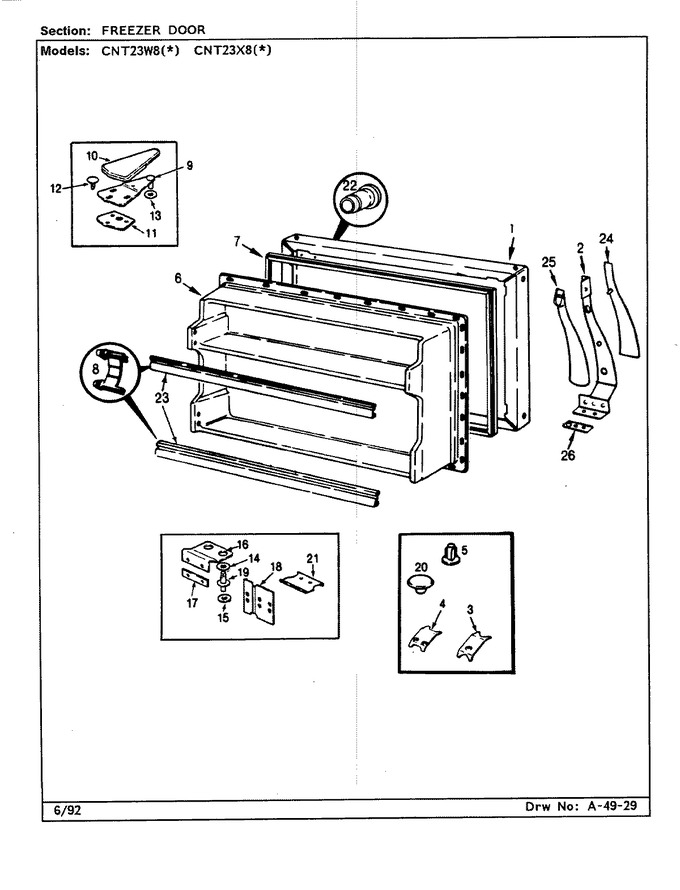 Diagram for CNT23W8A (BOM: BF91A)