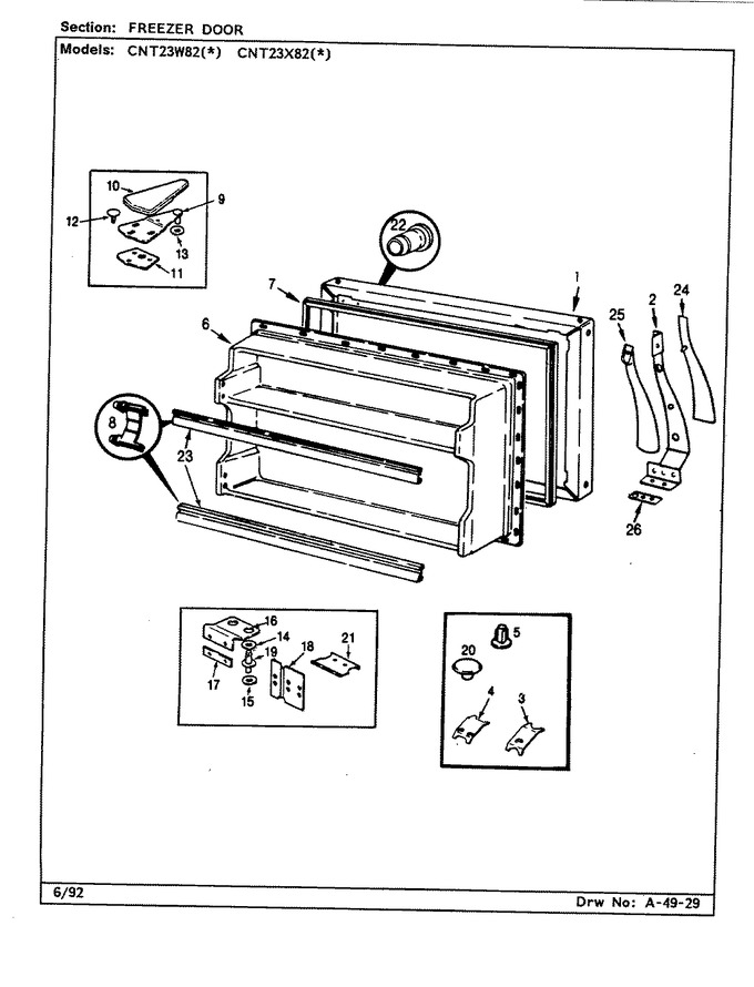 Diagram for CNT23X82 (BOM: CF92A)