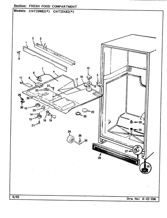 Diagram for CNT23X82 (BOM: CF92A)