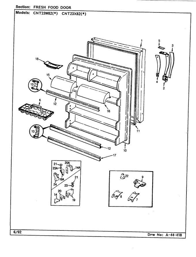 Diagram for CNT23W82 (BOM: BF92A)