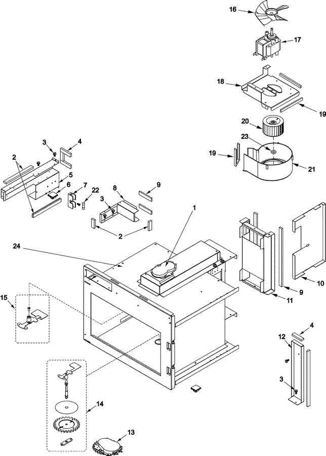 Diagram for HDC21RT2 (BOM: P1331209M)