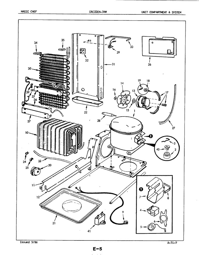 Diagram for CRC22EN-3AW (BOM: 5M79B)