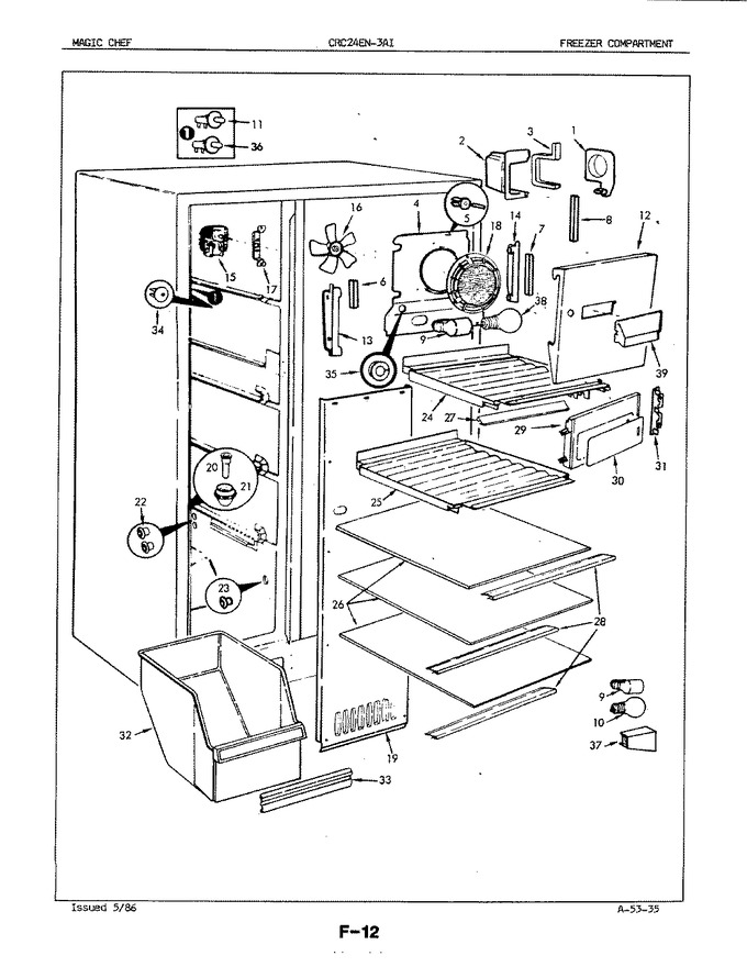 Diagram for CRC24EN-3AI (BOM: 5M75B)