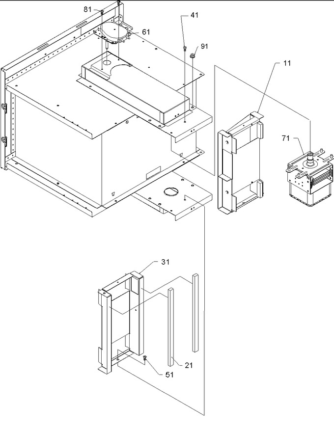 Diagram for DEC1000VP (BOM: P1304454M)