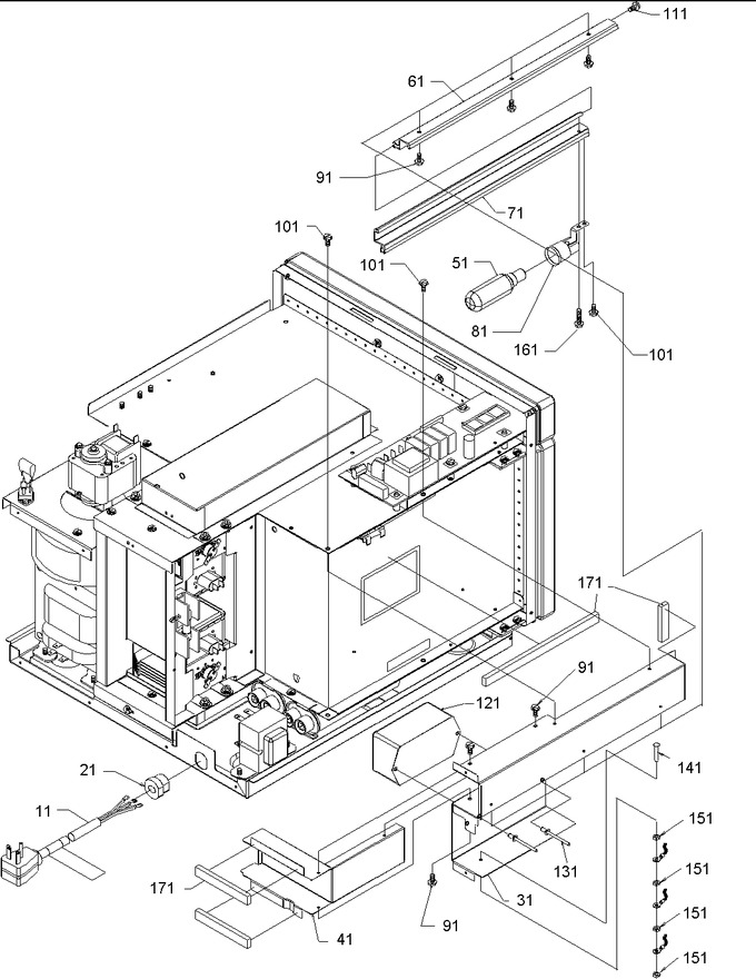 Diagram for UC1400D (BOM: P1312704M)