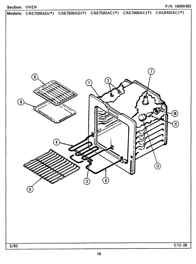 Diagram for CRE7600ACL