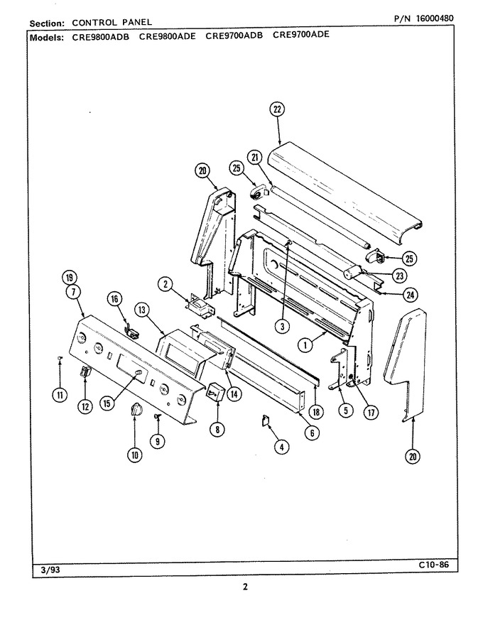 Diagram for CRE9800ADB