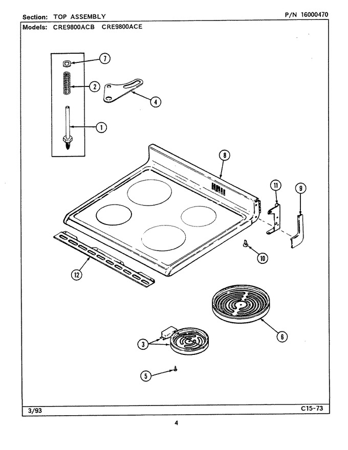 Diagram for CRE9800ACE