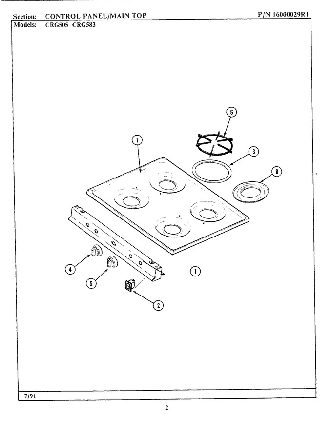 Diagram for CRG505