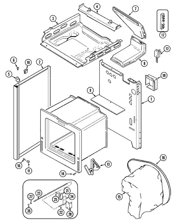 Diagram for CRG7400AAW