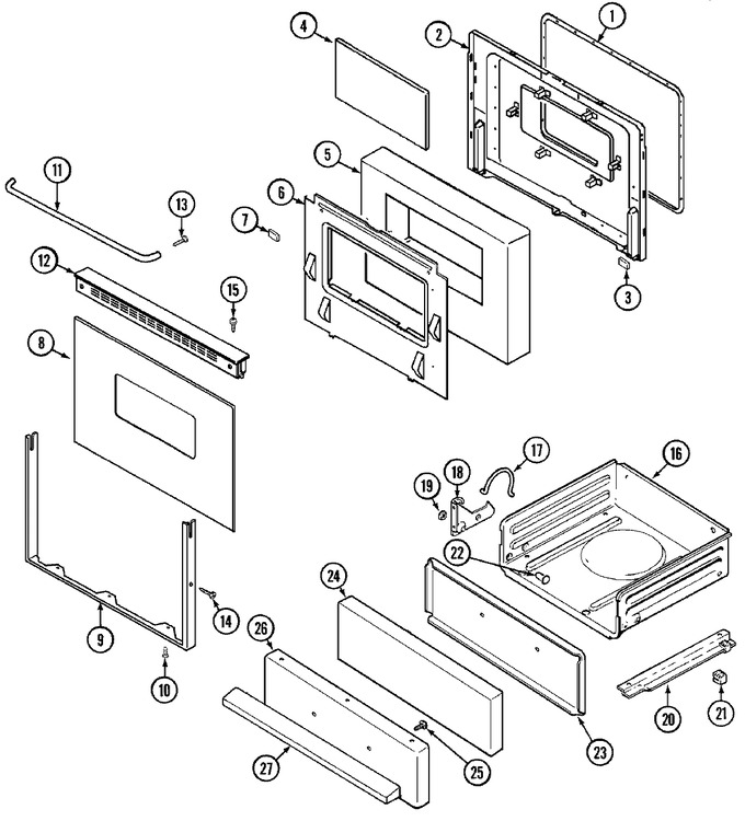 Diagram for CRG7700BAW