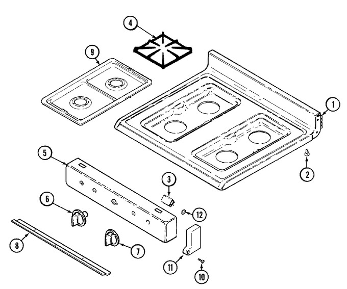 Diagram for CRG7500CAE
