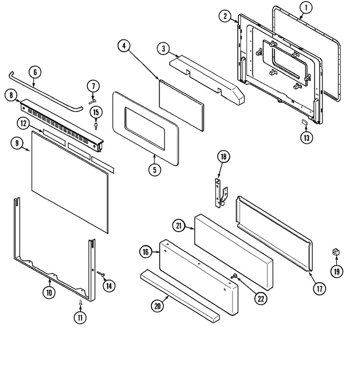 Diagram for CRG7700CAW
