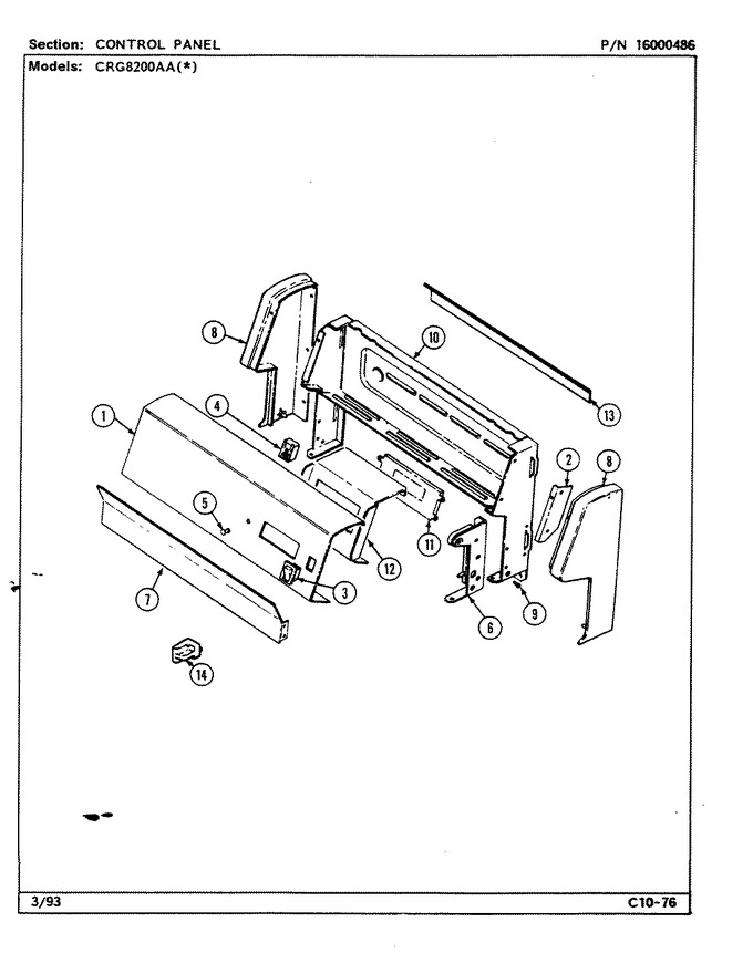 Diagram for CRG8200AAL