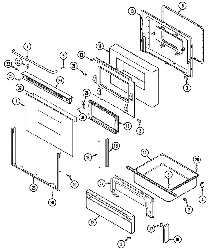 Diagram for CRG9600AAW