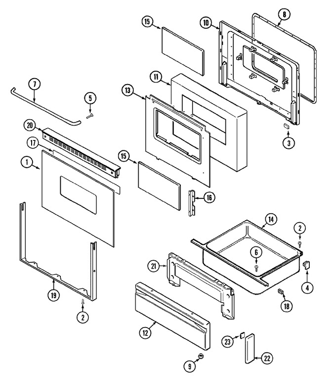 Diagram for CRG8600BAW