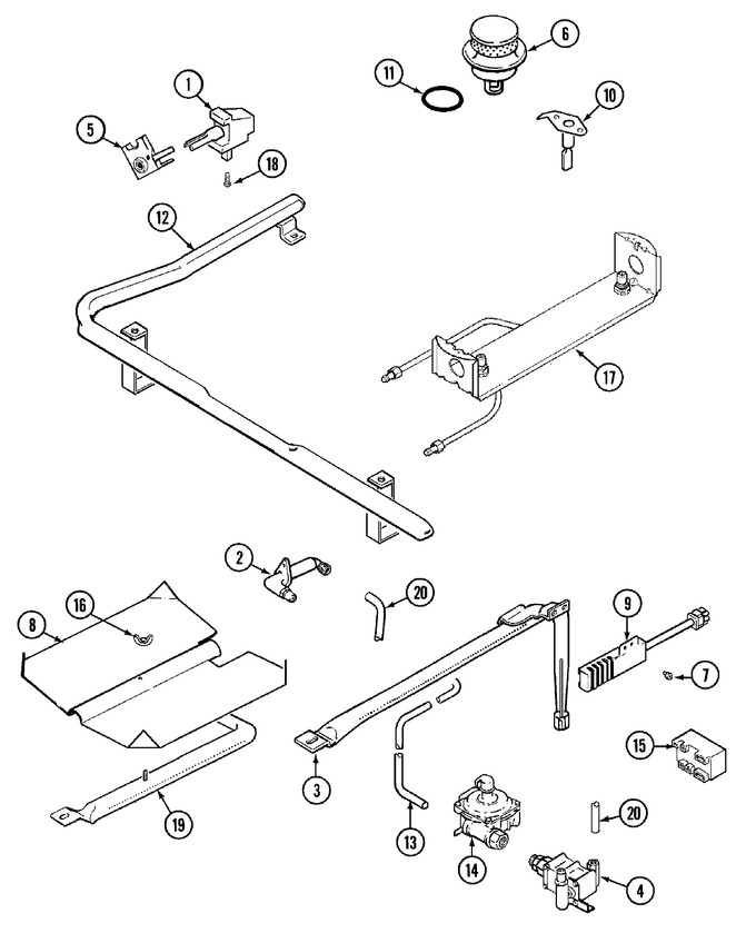 Diagram for CRG9700CAE