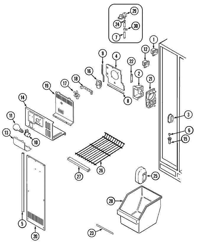 Diagram for GS24B7C3EV
