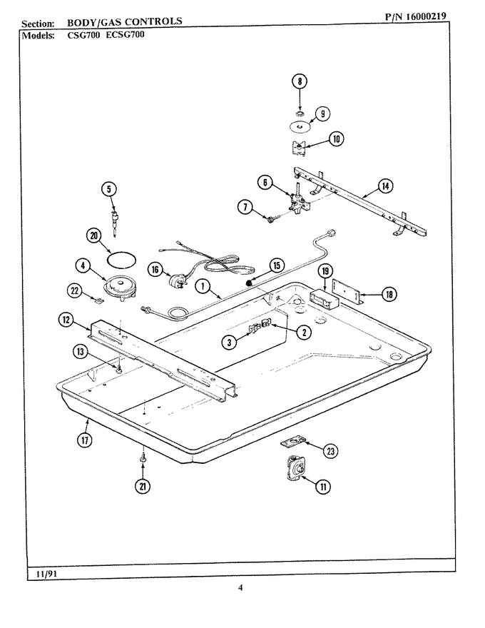 Diagram for CSG700